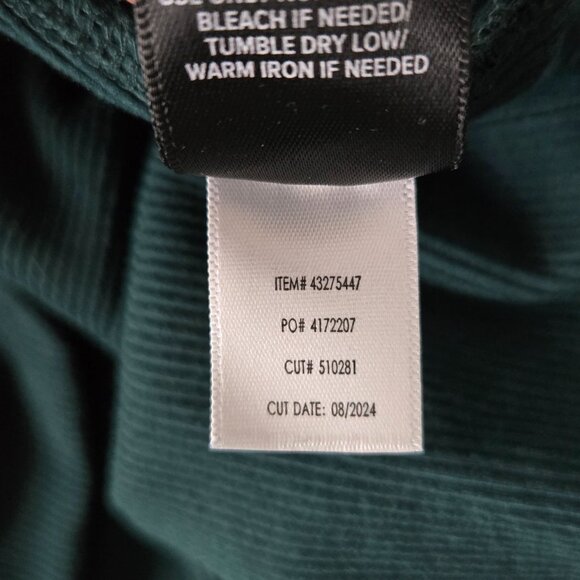 Torrid Blouse Plus Size 5X Dark Green Lace Ribbed Puff Sleeve Formal Holiday Top - Picture 10 of 14